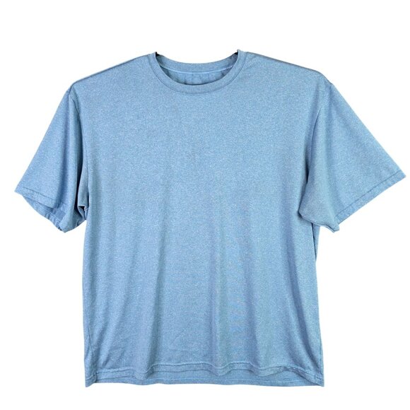 Womens A4 Blue Active T Shirt Crew Neck Short Sleeve Polyester XL - Picture 1 of 6